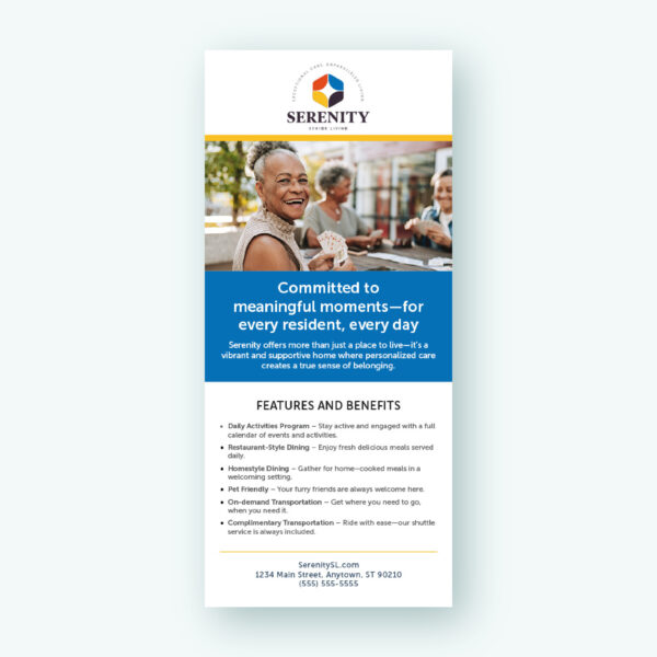 Marketing Rack Card A | Shop | Silverfox - Powered by MP&F