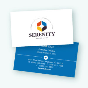 Double sided business card