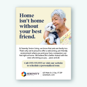 Pet-Friendly Print Ad