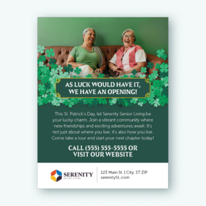 St. Patrick's Day Print Ad