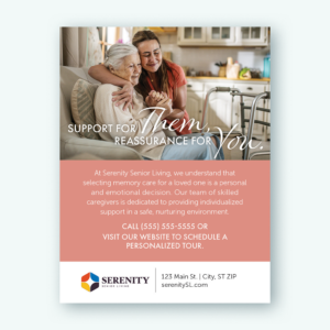 Memory Care Print Ad